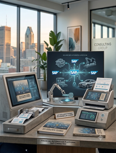 Plateforme intelligente d'automatisation des comptes clients SAP avec IA