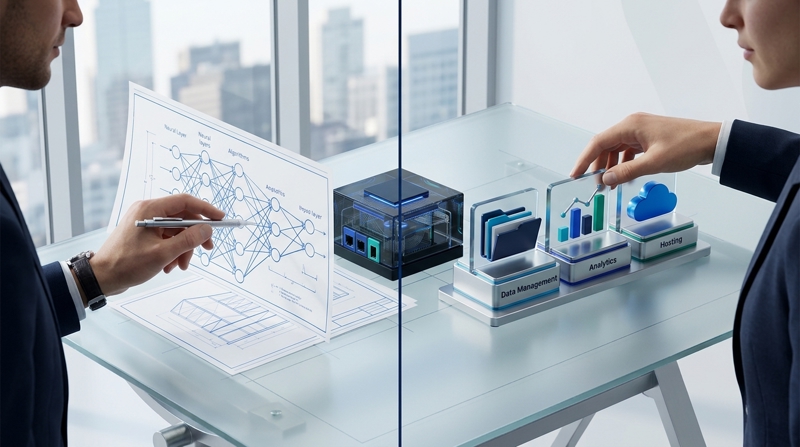 Tableau de bord d'affaires remplaçant un chiffrier Excel, illustrant le passage d'Excel aux applications bâties avec l'IA