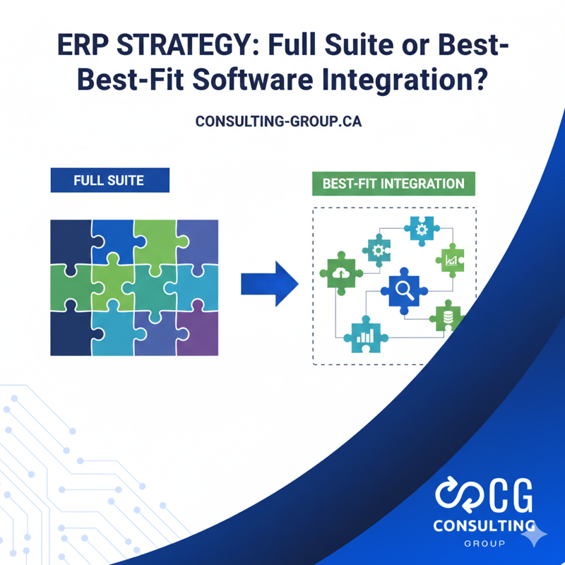 Stratégie ERP : Suite complète ou intégration logicielle optimale ?